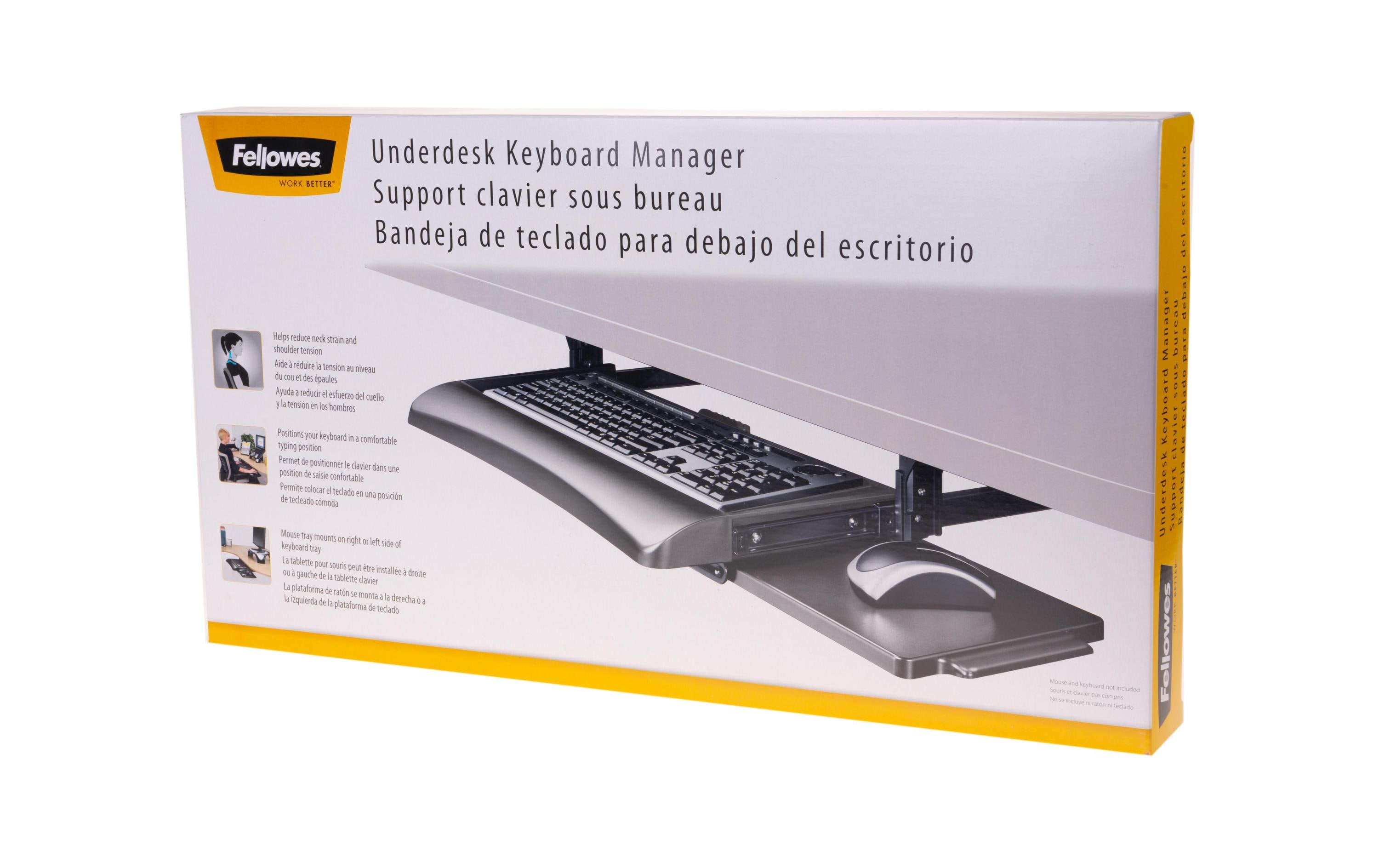 Fellowes Tastaturschublade Office Suites Silber