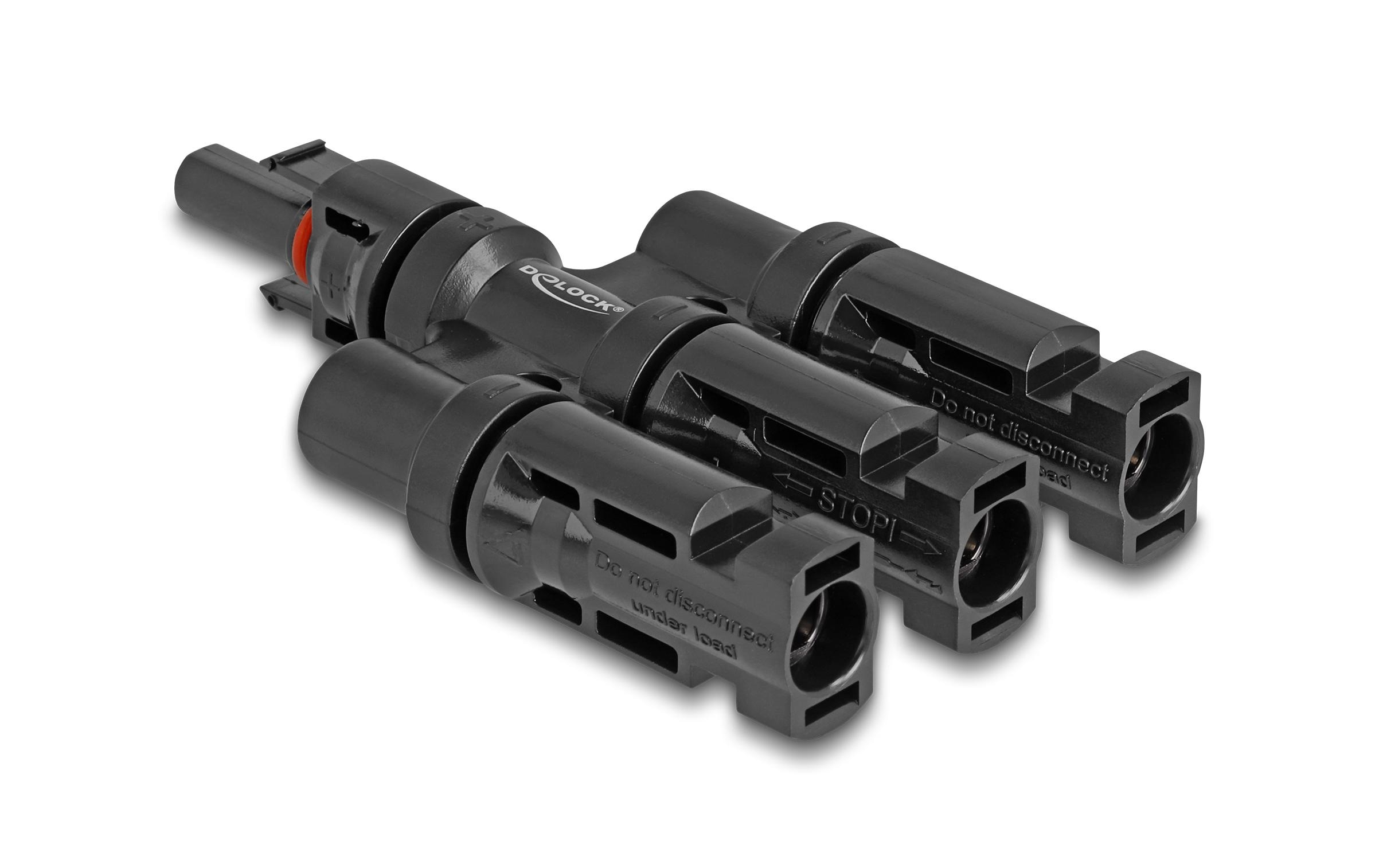 Delock DL4 Solar Konnektor 1x Buchse zu 3x Stecker, IP67