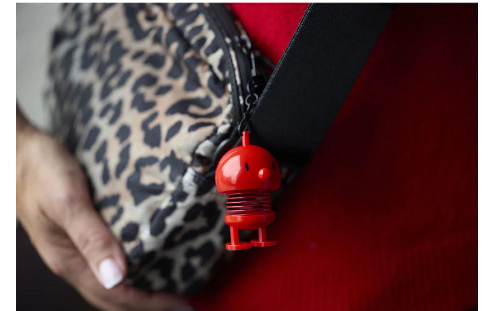 Hoptimist Taschenanhänger, Rot