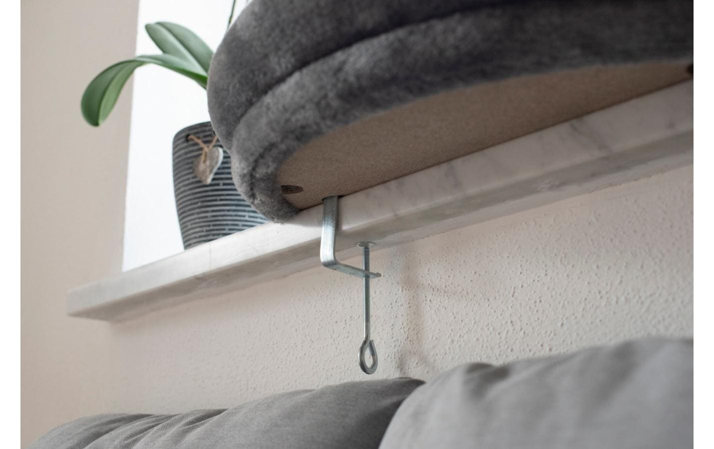 Kerbl Katzenbett variabel einstellbar 55 x 35 cm, Grau