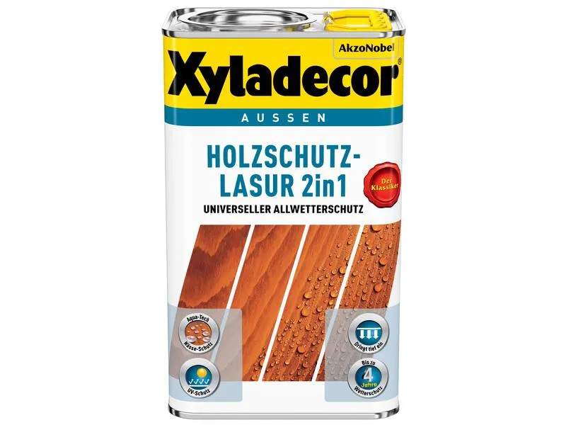 Xyladecor Holzschutzlasur Kiefer, 2.5 L