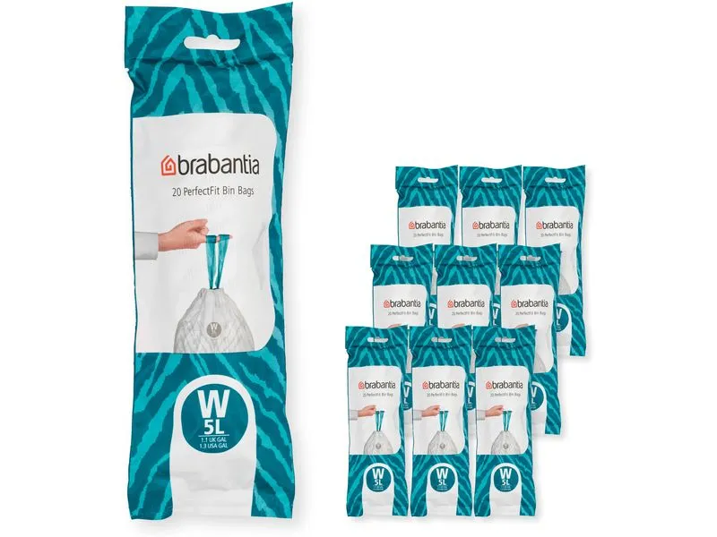 Brabantia Kehrichtsack PerfectFit W 5 l, 200 Stück