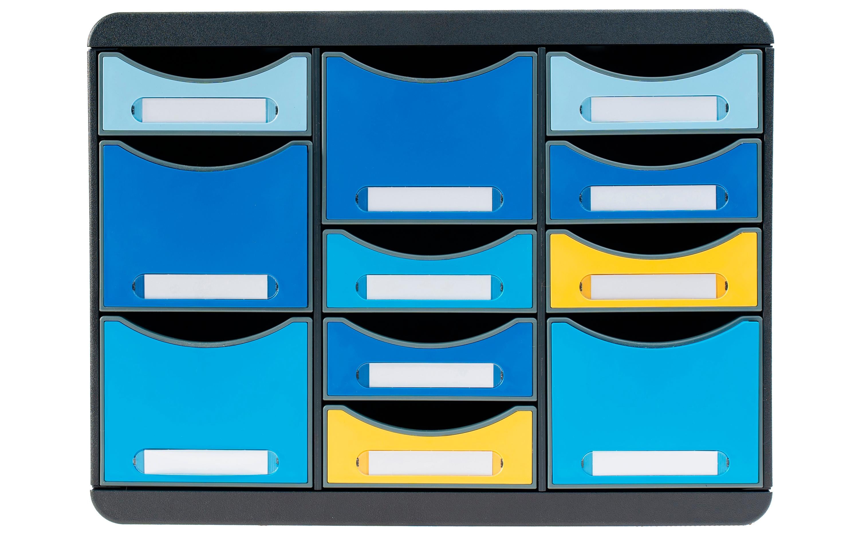 Exacompta Schubladenbox Bee Blue Store Box Multi Exacompta Schubladenbox Bee Blue Store Box Multi