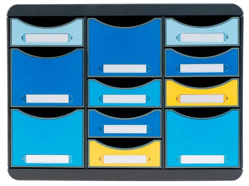 Exacompta Schubladenbox Bee Blue Store Box Multi Exacompta Schubladenbox Bee Blue Store Box Multi
