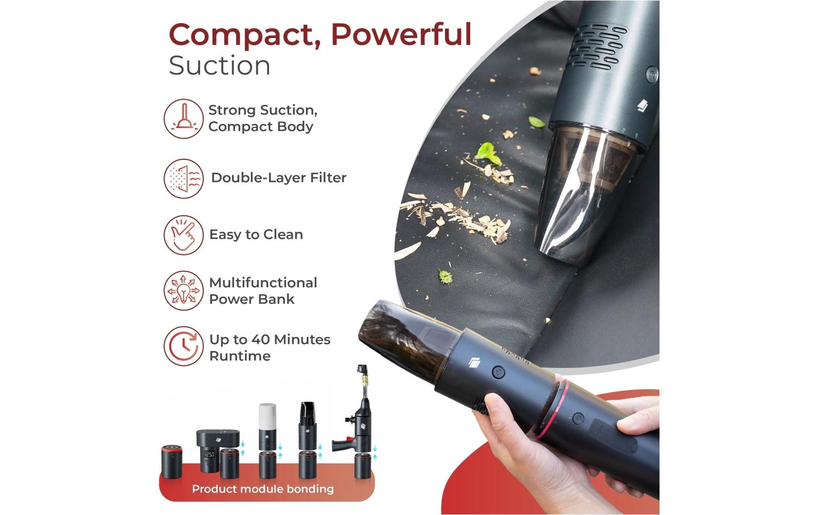 Caliber Autostaubsauger CPS-VC, 19000 PA schwarz