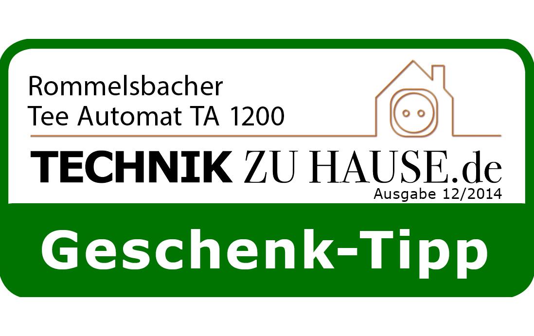 Rommelsbacher Tee- und Wasserkocher TA 1200 Schwarz