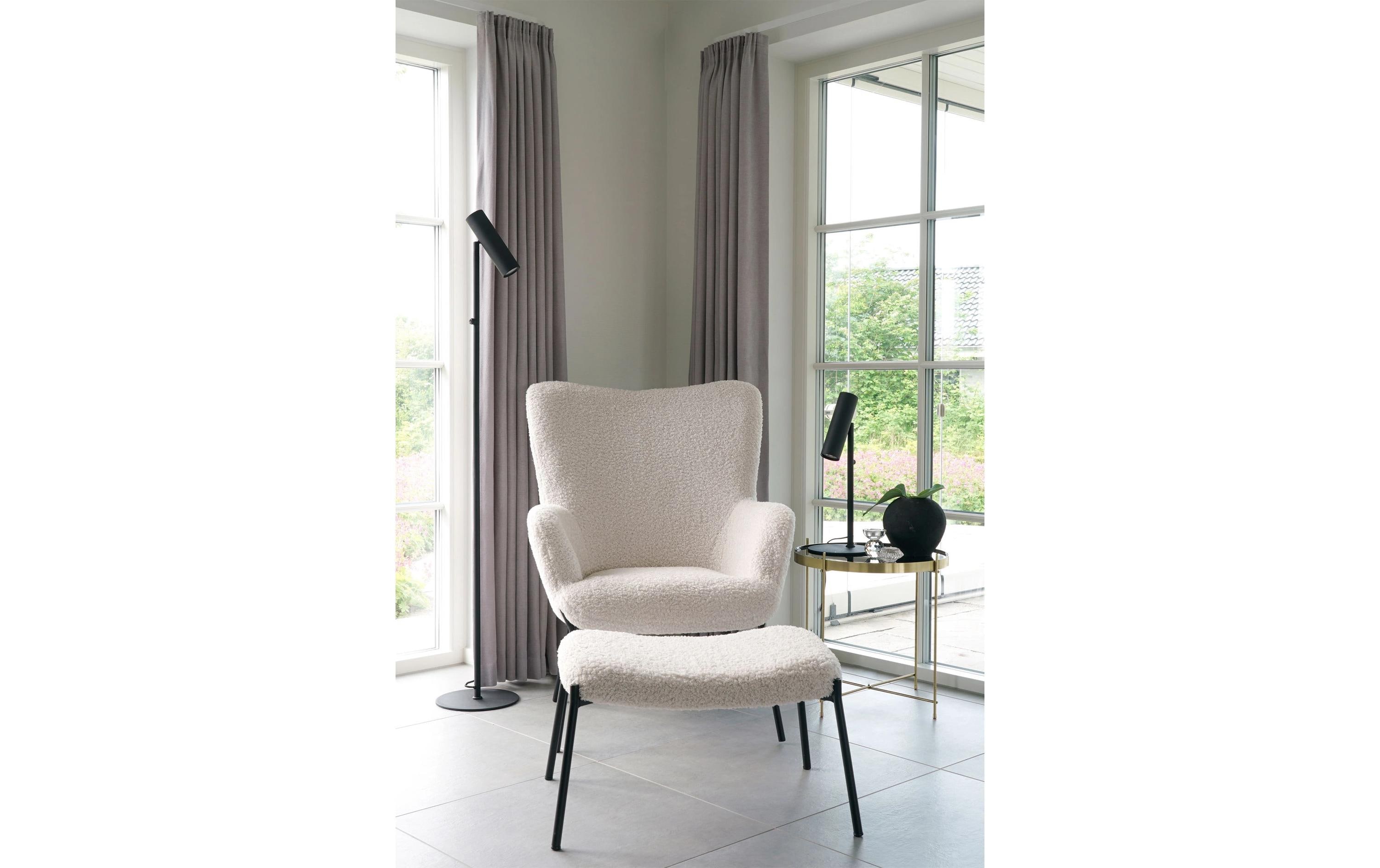 House Nordic Hocker Glasgow Weiss