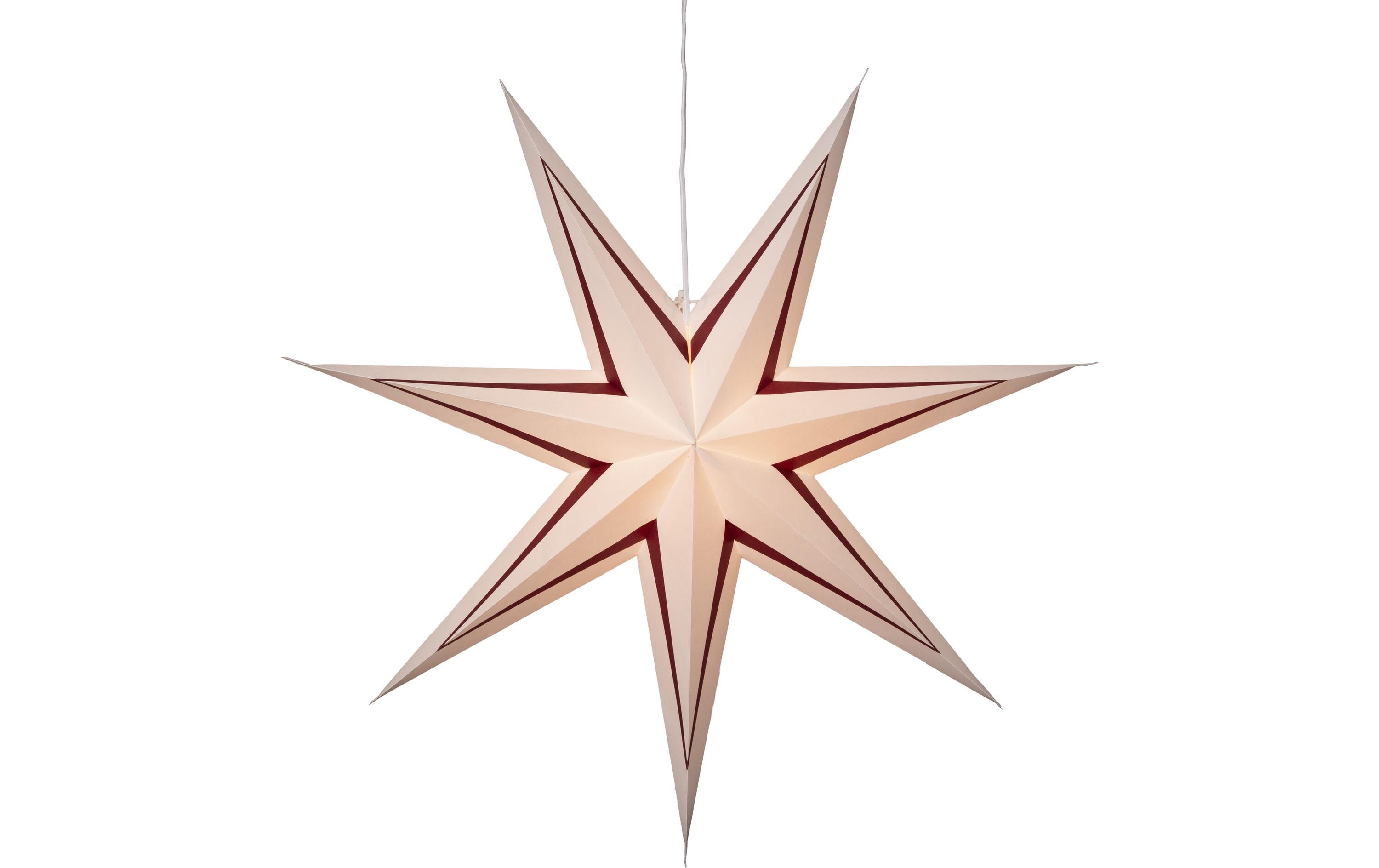 Star Trading Stern Paper Star Stripe, Indoor, Weiss Star Trading Stern Paper Star Stripe, Indoor, Weiss