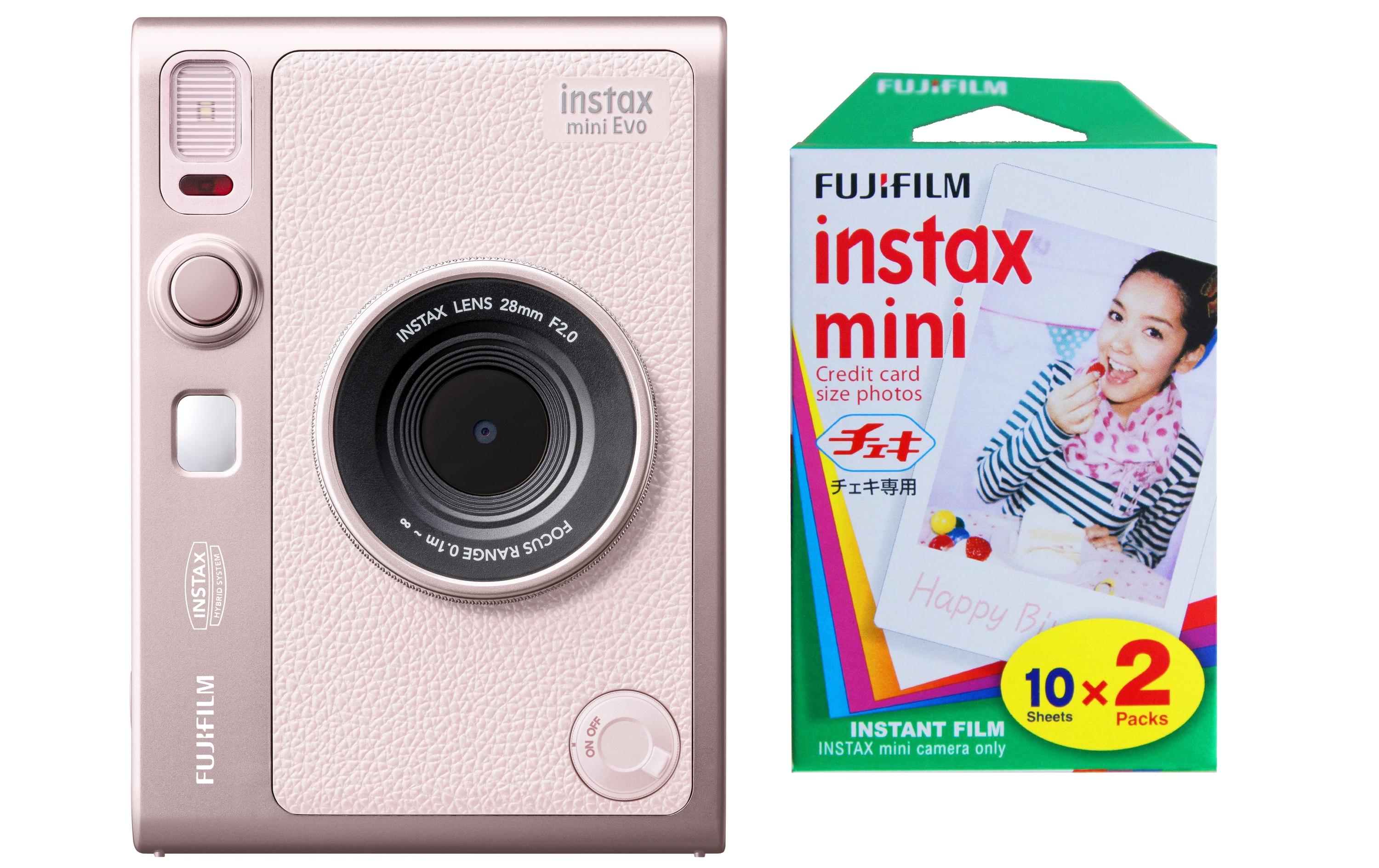 Fujifilm Fotokamera Instax Mini Evo KIT Rosa