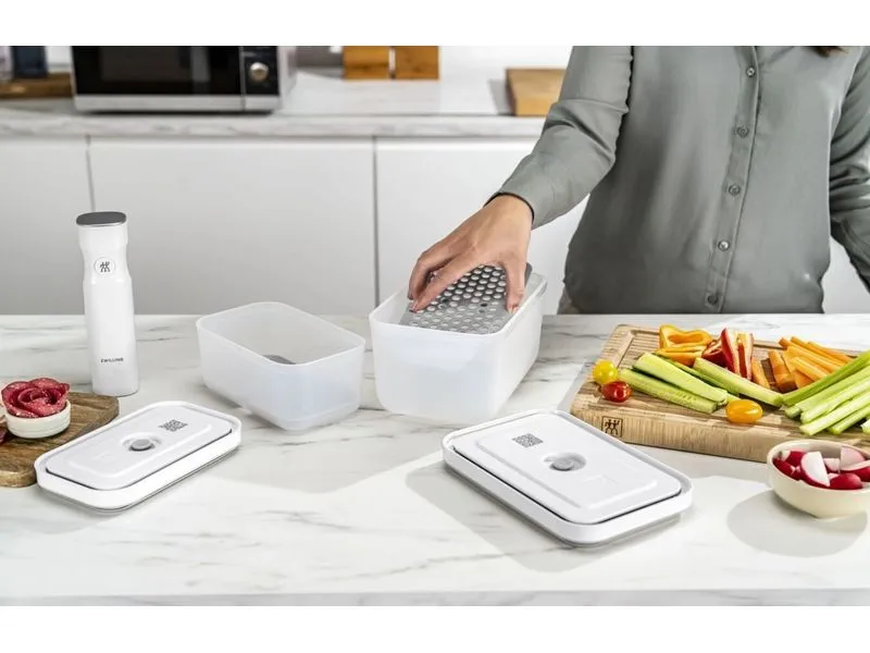 Zwilling Fresh und Save Vakuum Zubehörset M/L Grau, 2er Set Zwilling Fresh und Save Vakuum Zubehörset M/L Grau, 2er Set