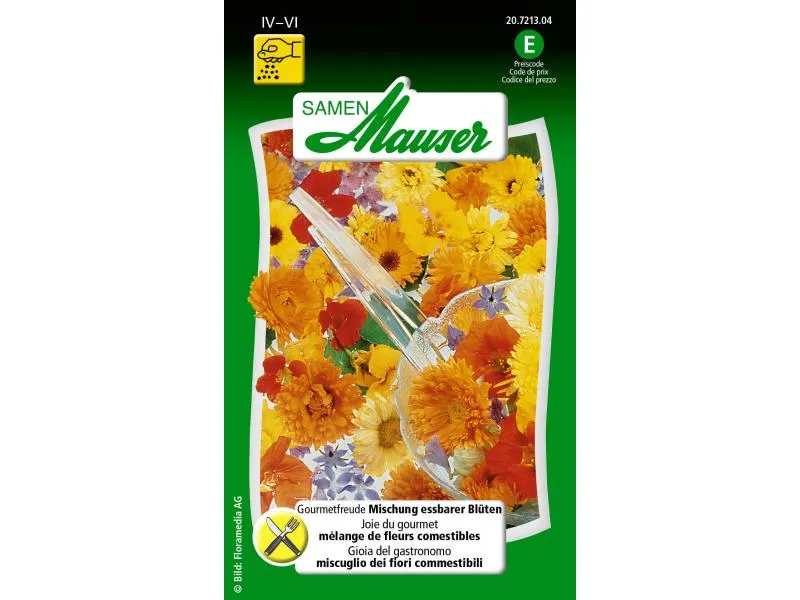 Samen Mauser Essbare Blüten Gourmetfreude Samen Mauser Essbare Blüten Gourmetfreude