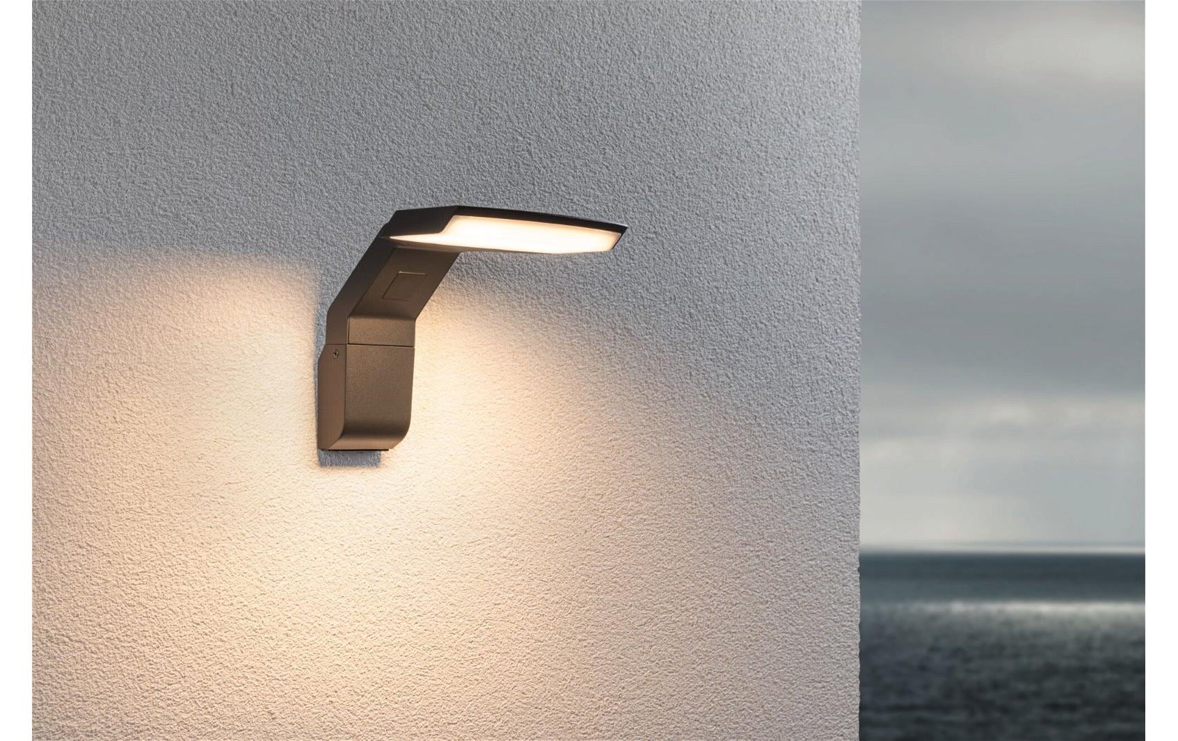 Paulmann Wandleuchte Zerena, 3000K, 10W, Anthrazit