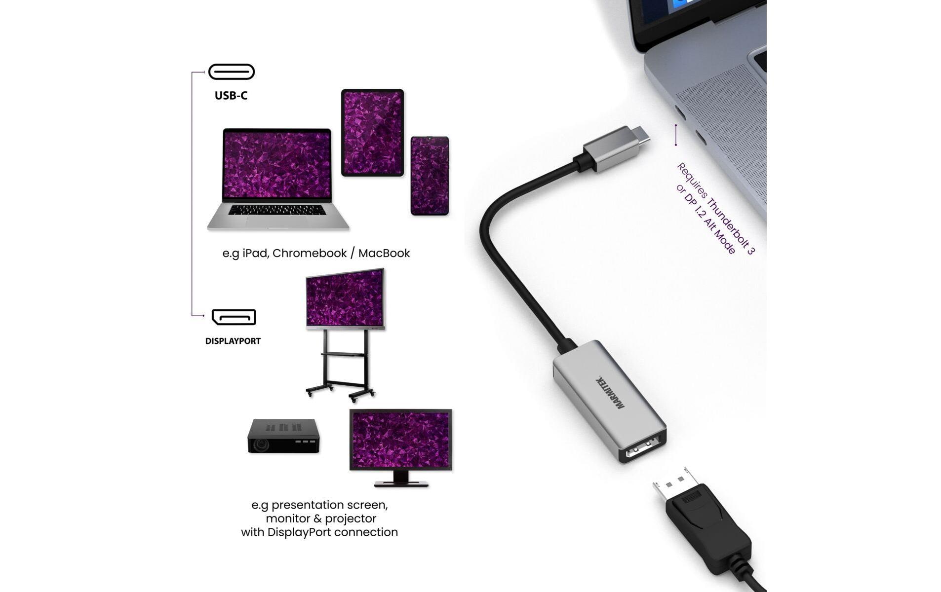 Marmitek Adapter Connect USB-C > DisplayPort