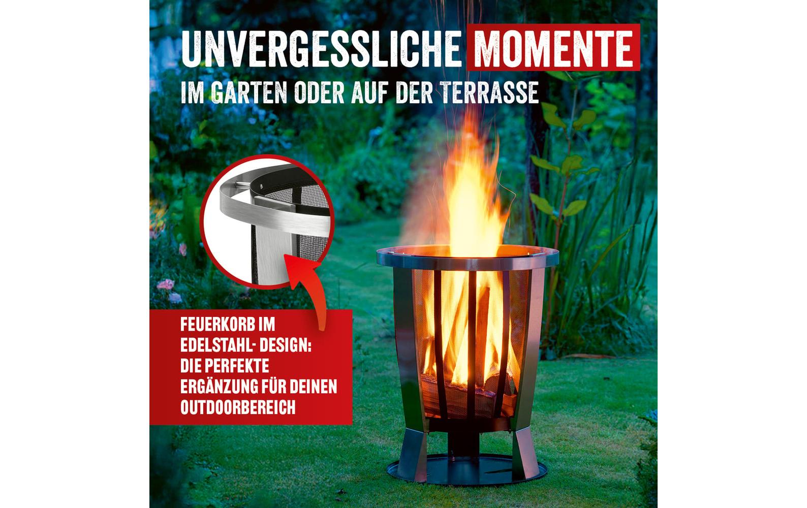 Landmann Feuerkorb Rund 55 cm, Heizstrahler