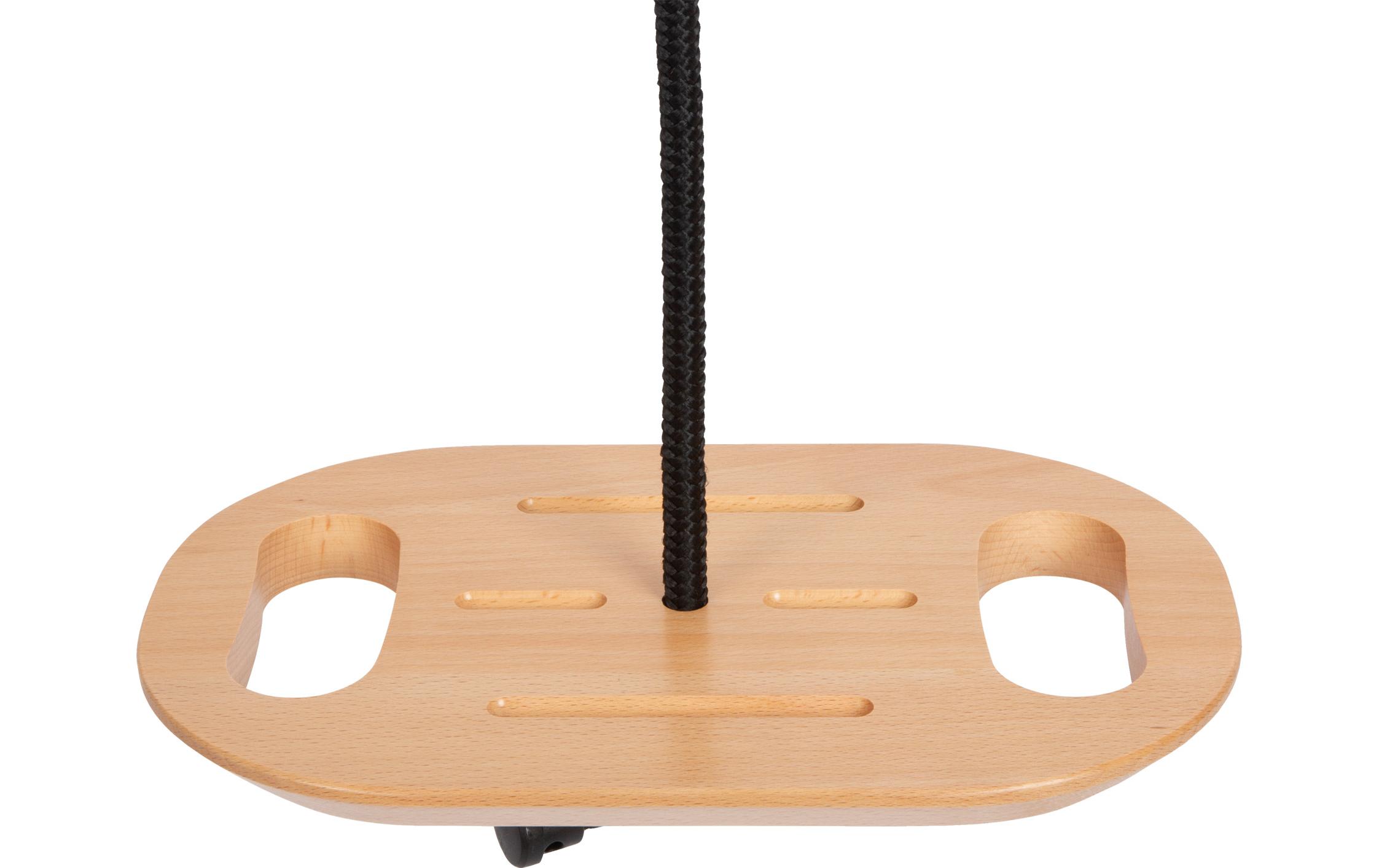 small foot Tellerschaukel mit Griffen: «Black Line»