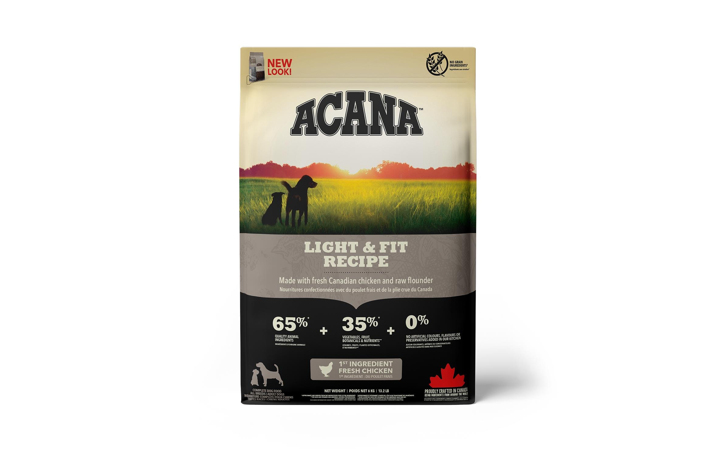 Acana Trockenfutter Light & Fit Recipe, 6 kg Acana Trockenfutter Light & Fit Recipe, 6 kg