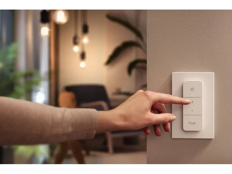 Philips Hue White Amb. Enrave Deckenleuchte L weiss 3300 lm + Dimmer Philips Hue White Amb. Enrave Deckenleuchte L weiss 3300 lm + Dimmer