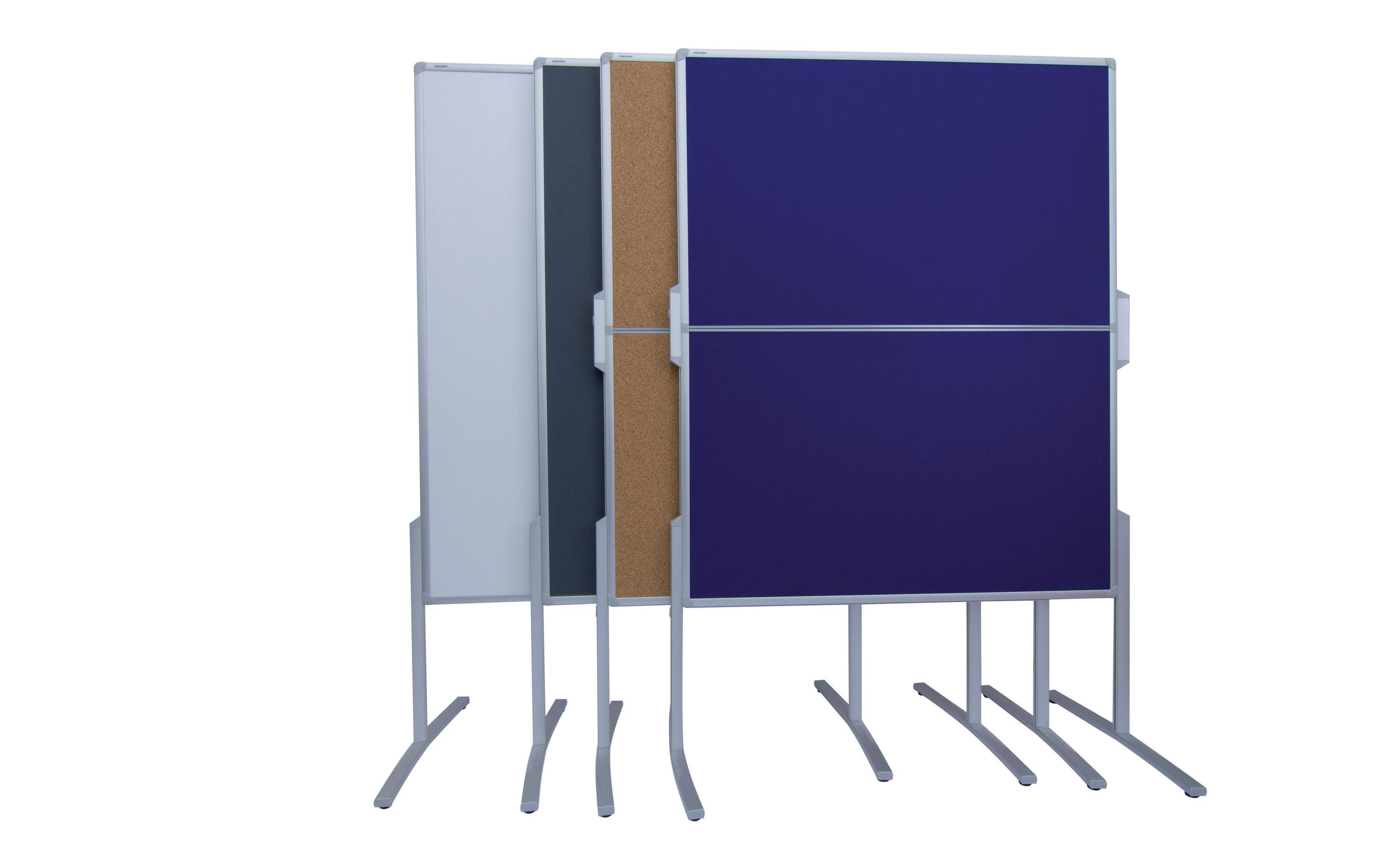 Franken Moderationswand Pro 150 cm x 120 cm, Blau, einteilig