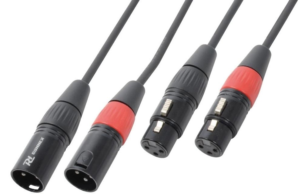 PD Connex Audio-Kabel CX60-12 2x XLRm, 2x XLRf, 12m