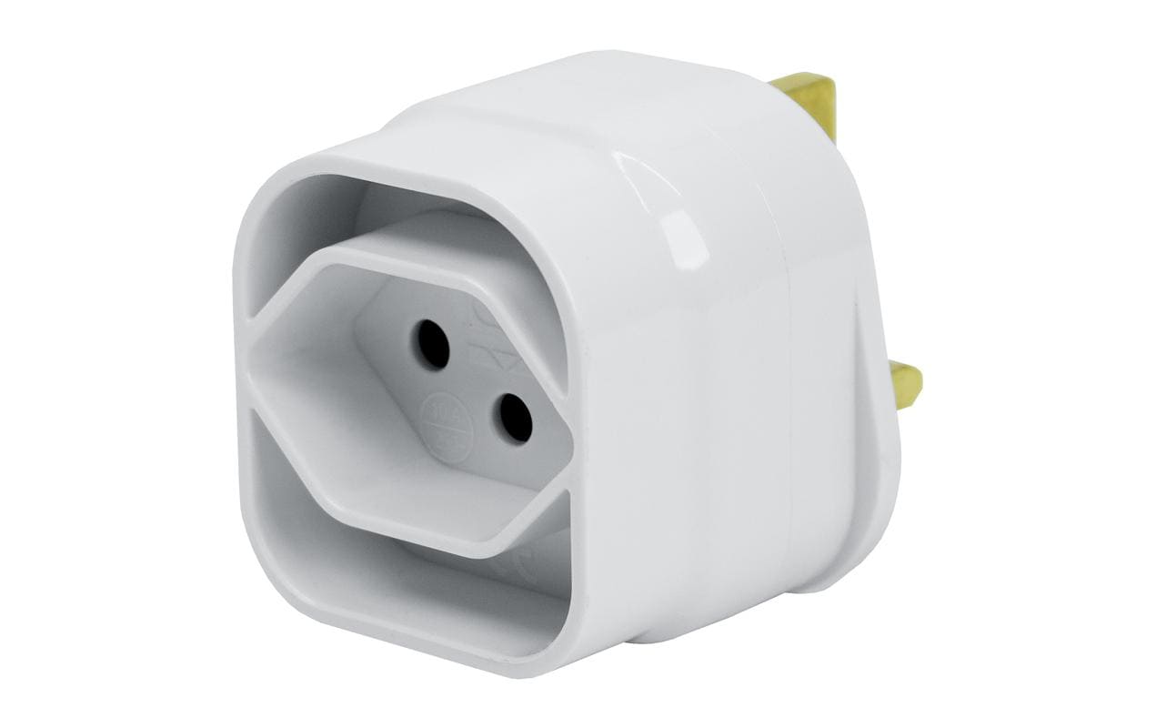 STEFFEN Reiseadapter CH – UK, Weiss STEFFEN Reiseadapter CH – UK, Weiss