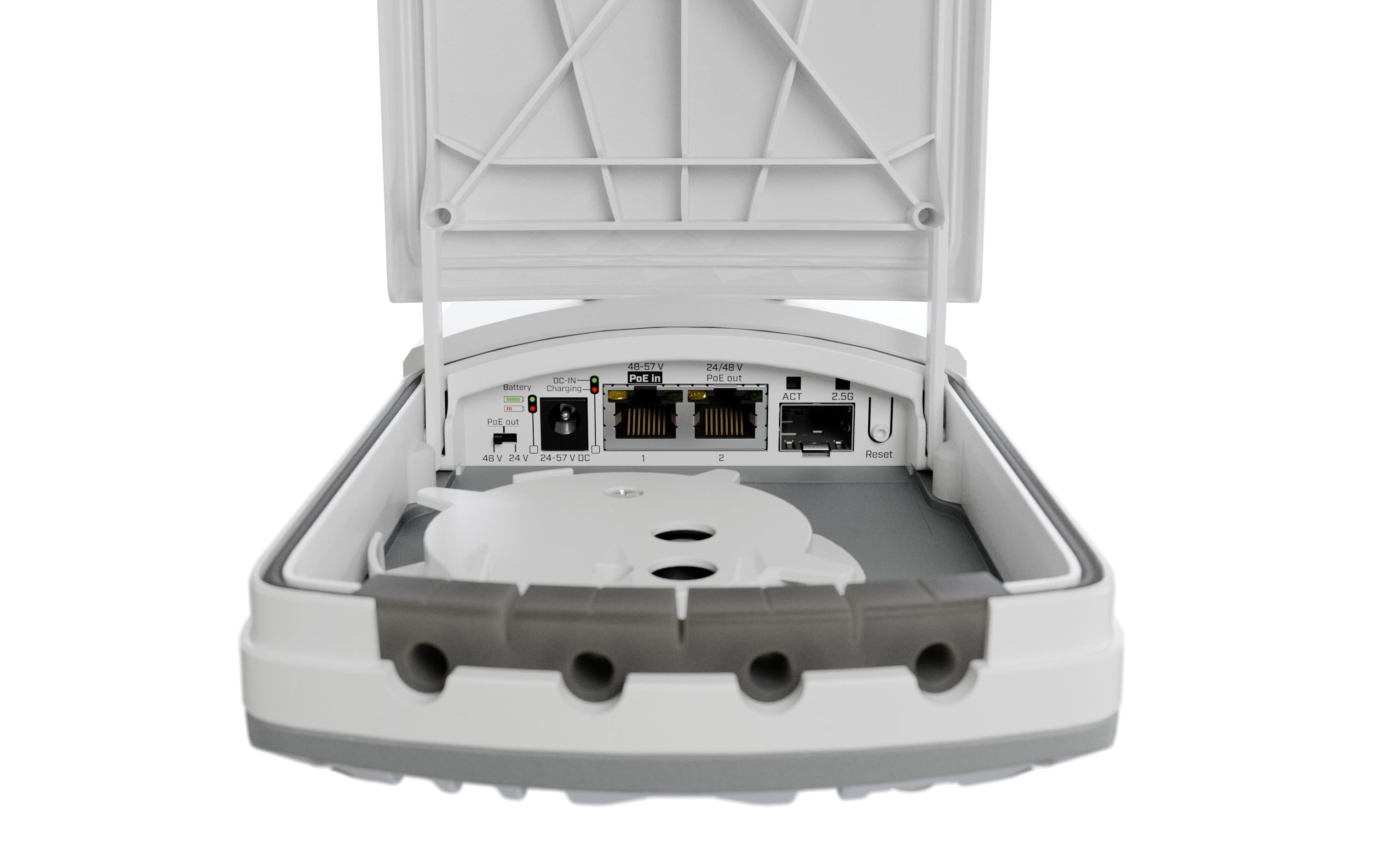 MikroTik FTC21-ups wetterfester Glasfaser-Kupfer-Konverter inkl. USV