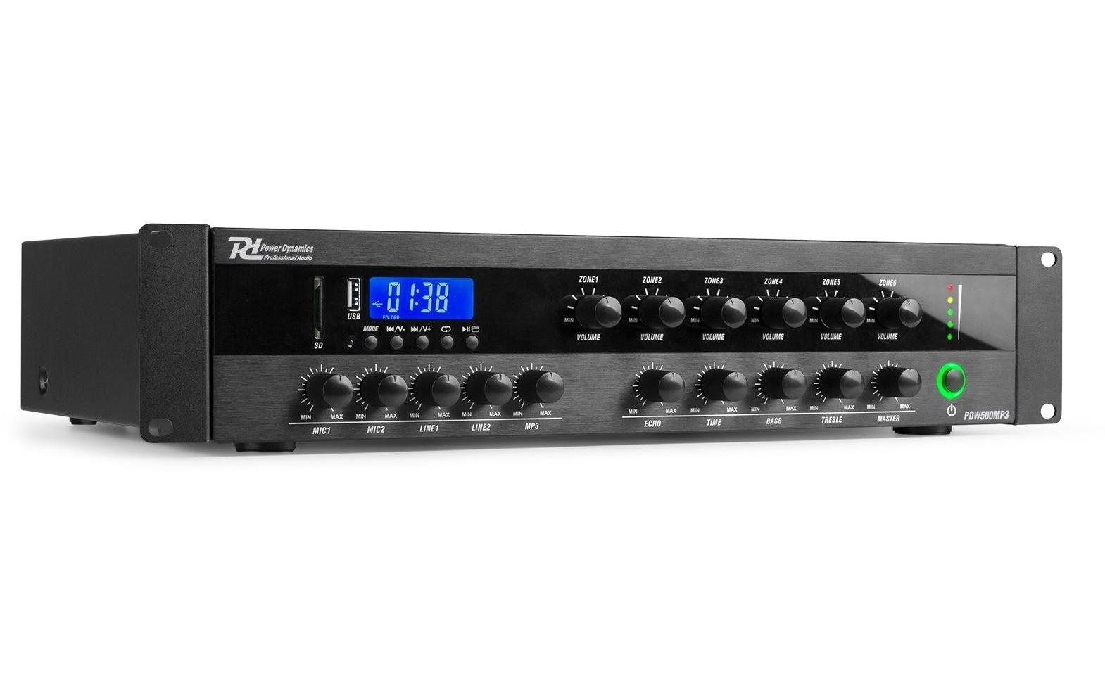 Power Dynamics Verstärker Pro PDW500 Mpx3