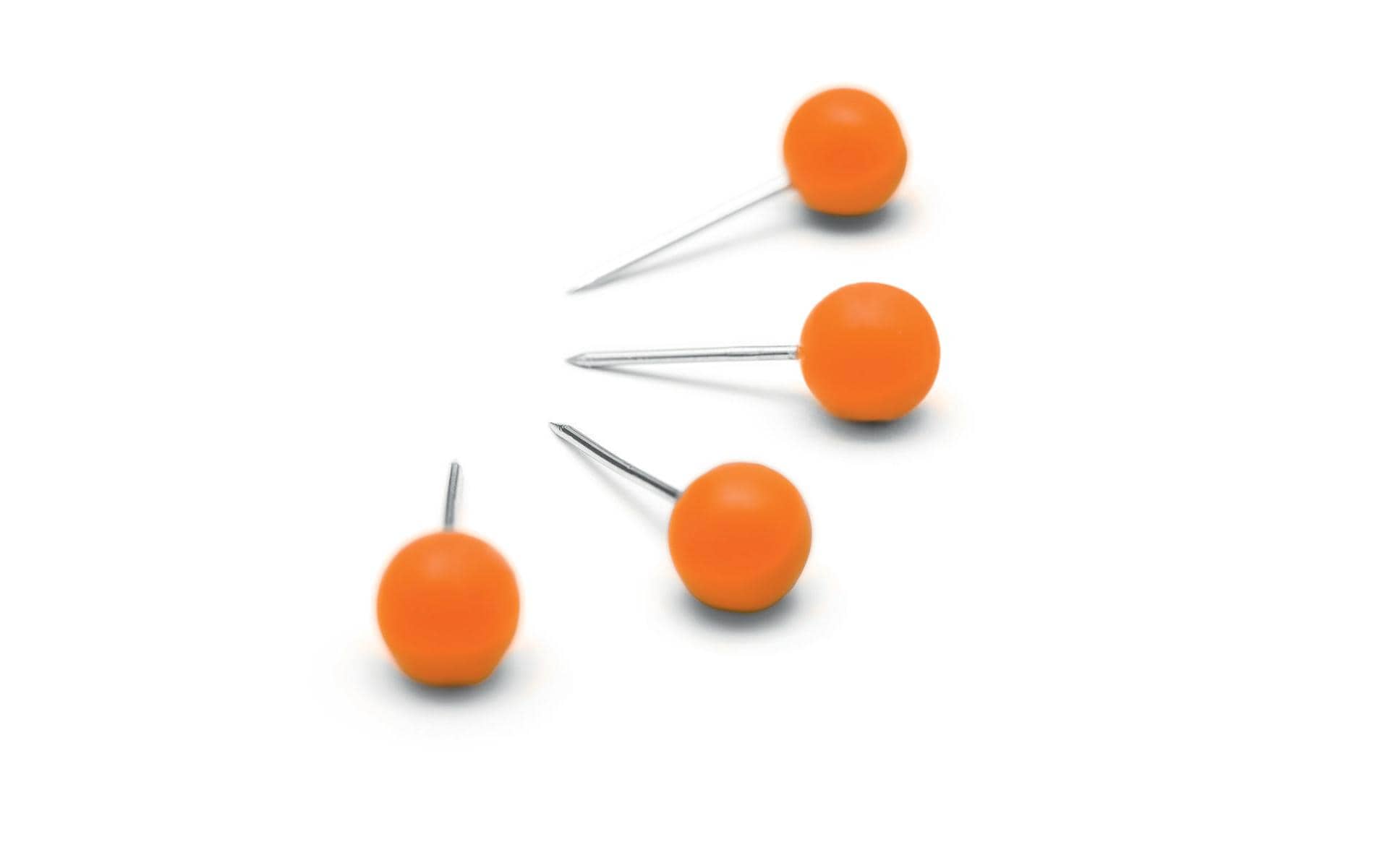 Nobo Reissnägel 100 Stück, Orange Nobo Reissnägel 100 Stück, Orange