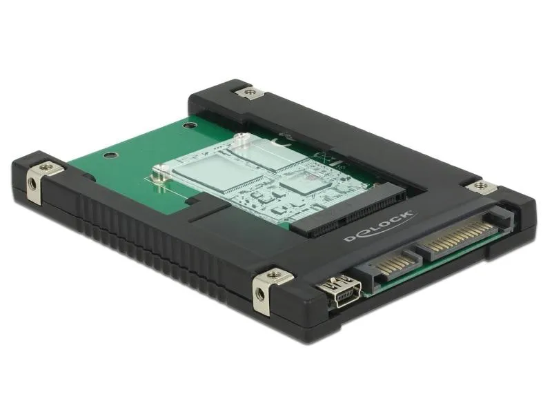 Delock 2.5-Adapterplatine mSATA/Mini-PCI-Express – SATA/USB Delock 2.5-Adapterplatine mSATA/Mini-PCI-Express – SATA/USB