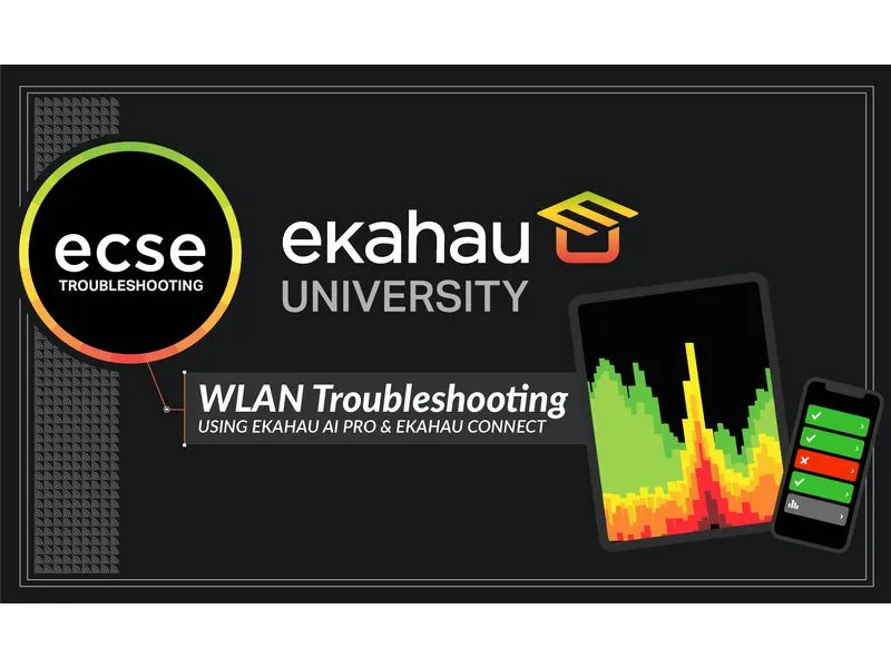 Ekahau Troubleshooting Class Online – SEAT für 1 Person