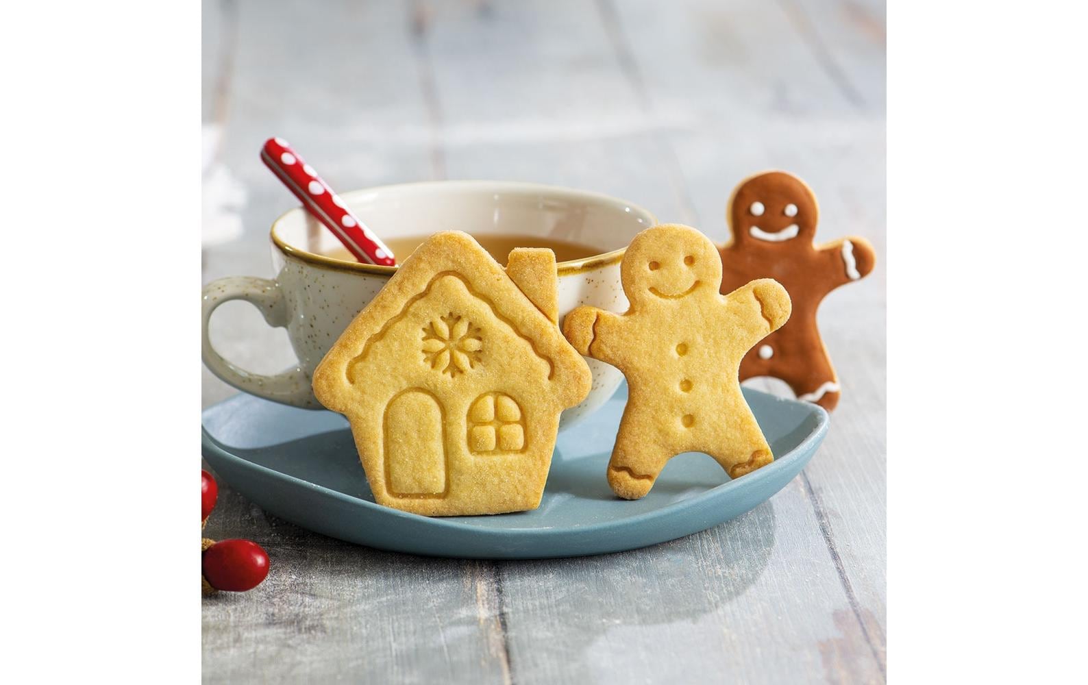 Decora Guetzli-Ausstecher Lebkuchenmann und Haus