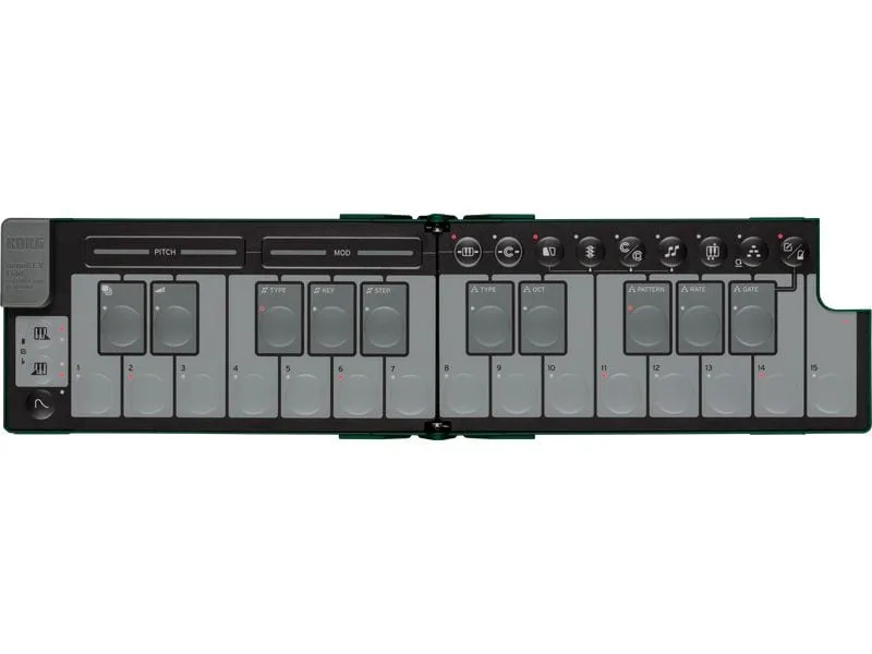 Korg Keyboard Controller nanoKEY Fold Alpine Green Limited