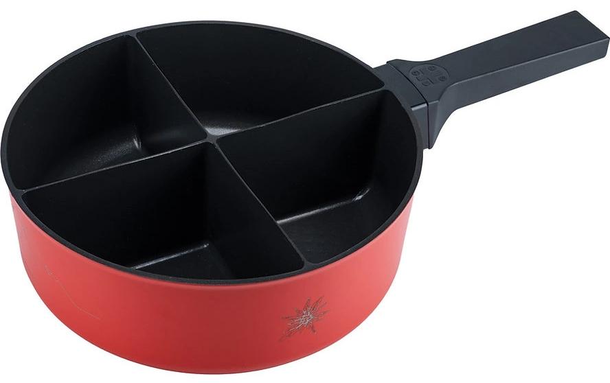 4Fondue Fondue-Caquelon Rot