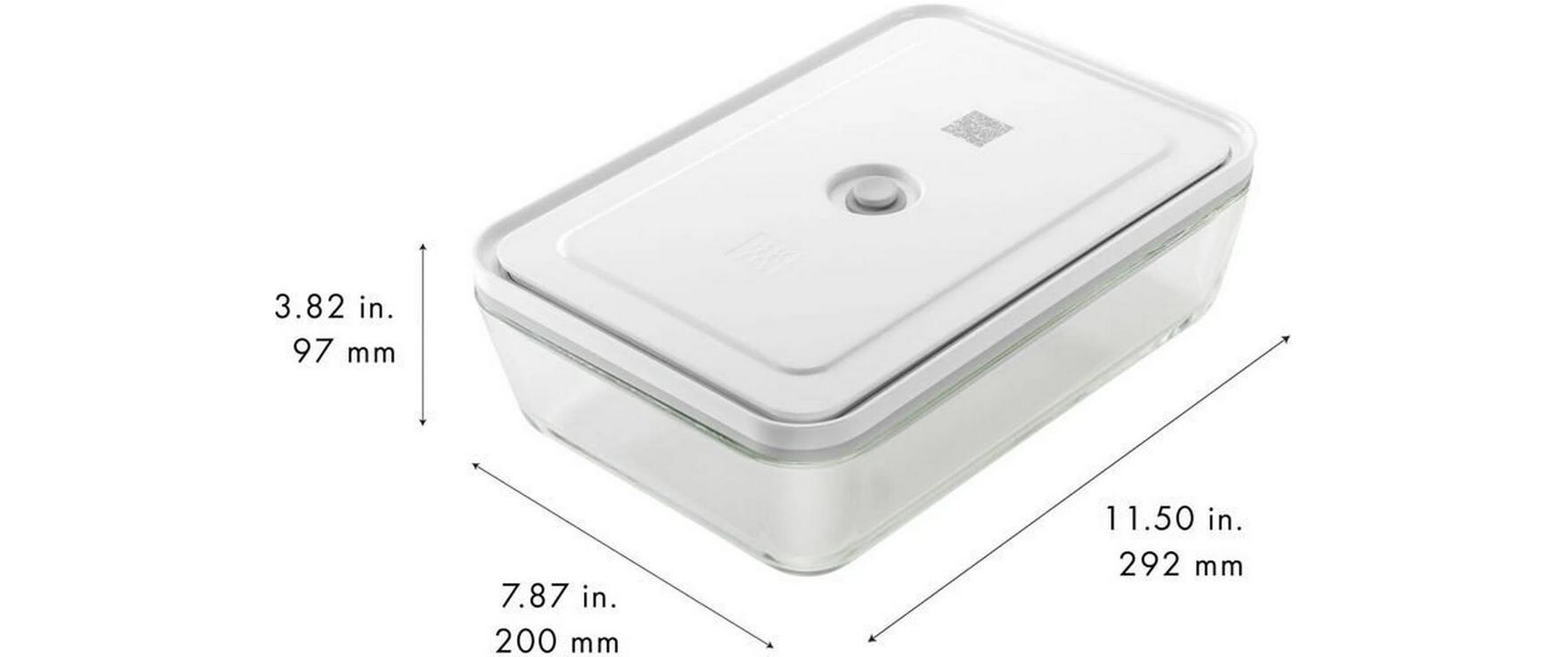 Zwilling Vakuumier-Behälter Fresh and Save Vakuum Gratinform, Glas