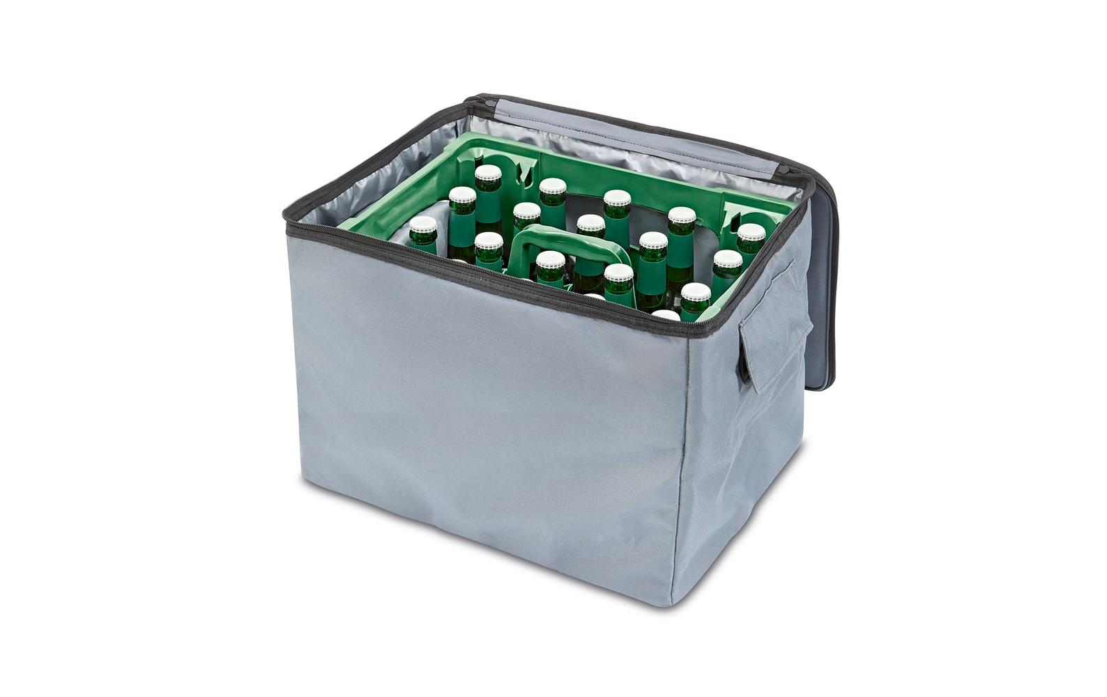 EASYmaxx Kühltasche für Getränkekasten 45 l grau