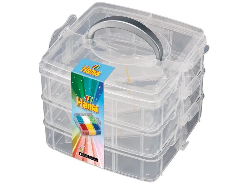 Hama Sortimentskasten für Bügelperlen Grau/Transparent Hama Sortimentskasten für Bügelperlen Grau/Transparent