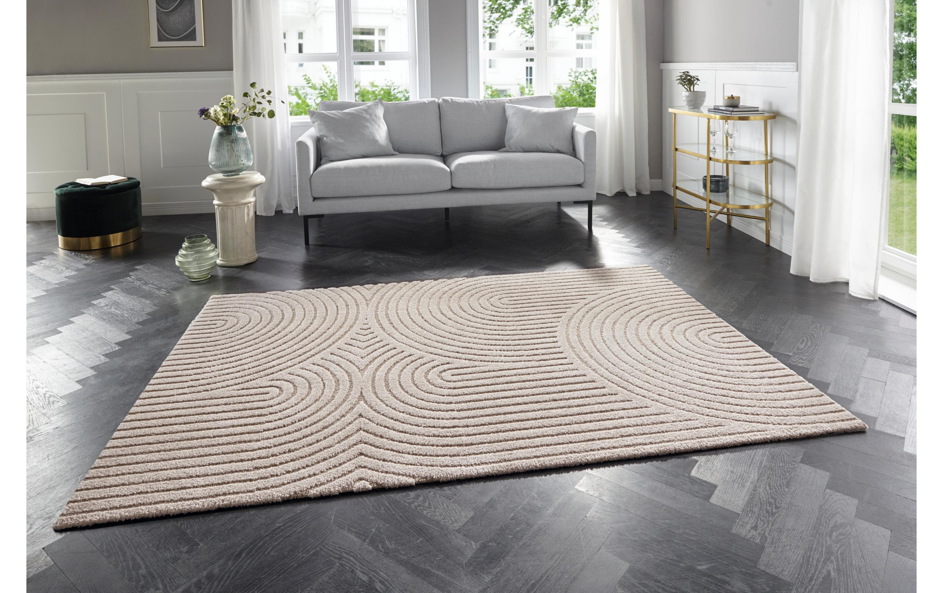 Elle Decoration Teppich Panglao 120 cm x 170 cm, Cream