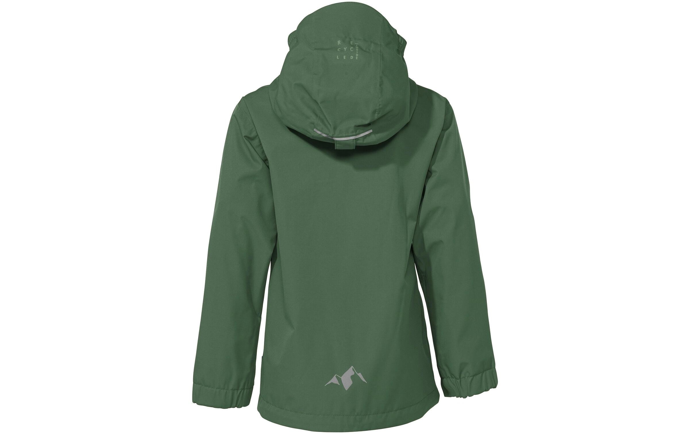 VAUDE Kinder Regenjacke Escape Light IV woodland Grün, 122-128