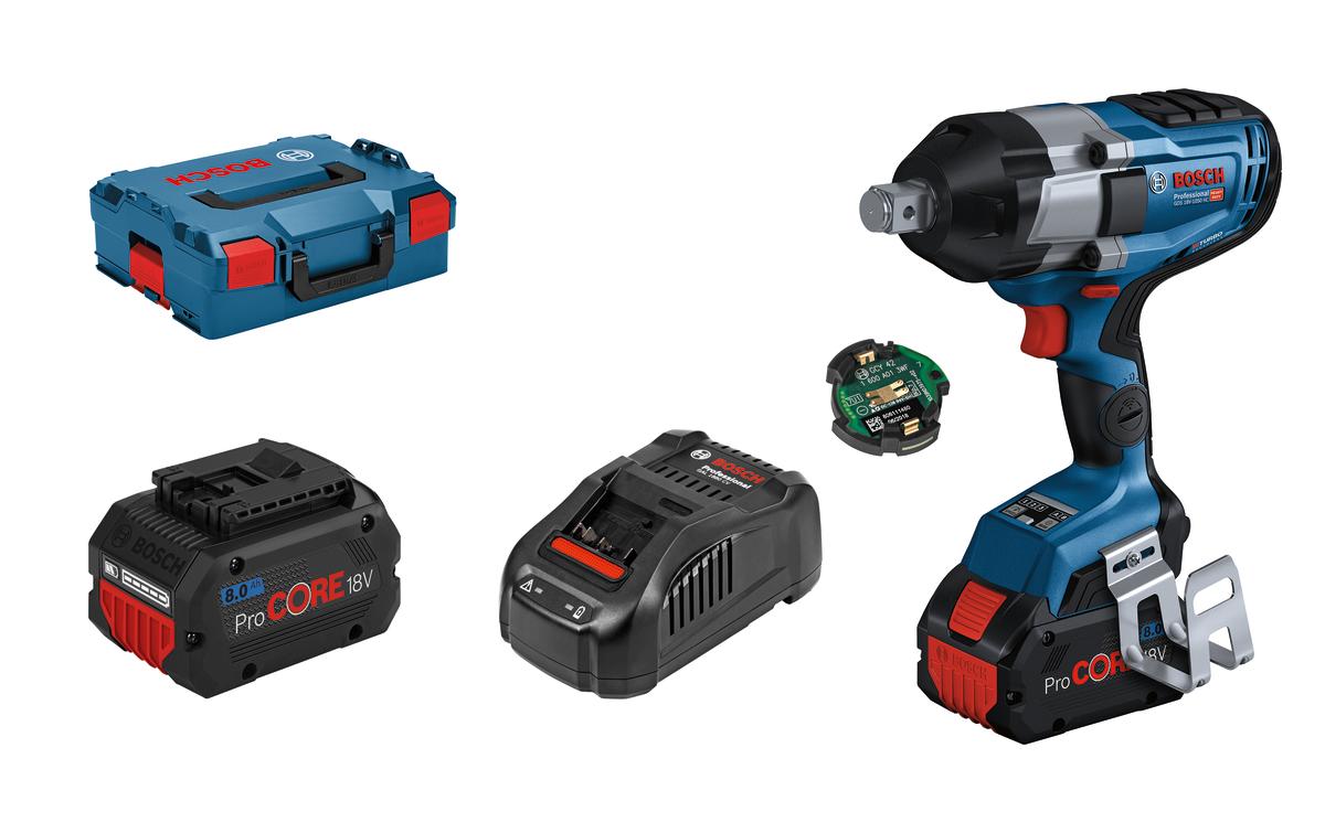 Bosch Professional Akku-Schlagschrauber GDS 18V-1050 HC Biturbo 2x 8Ah ProCORE
