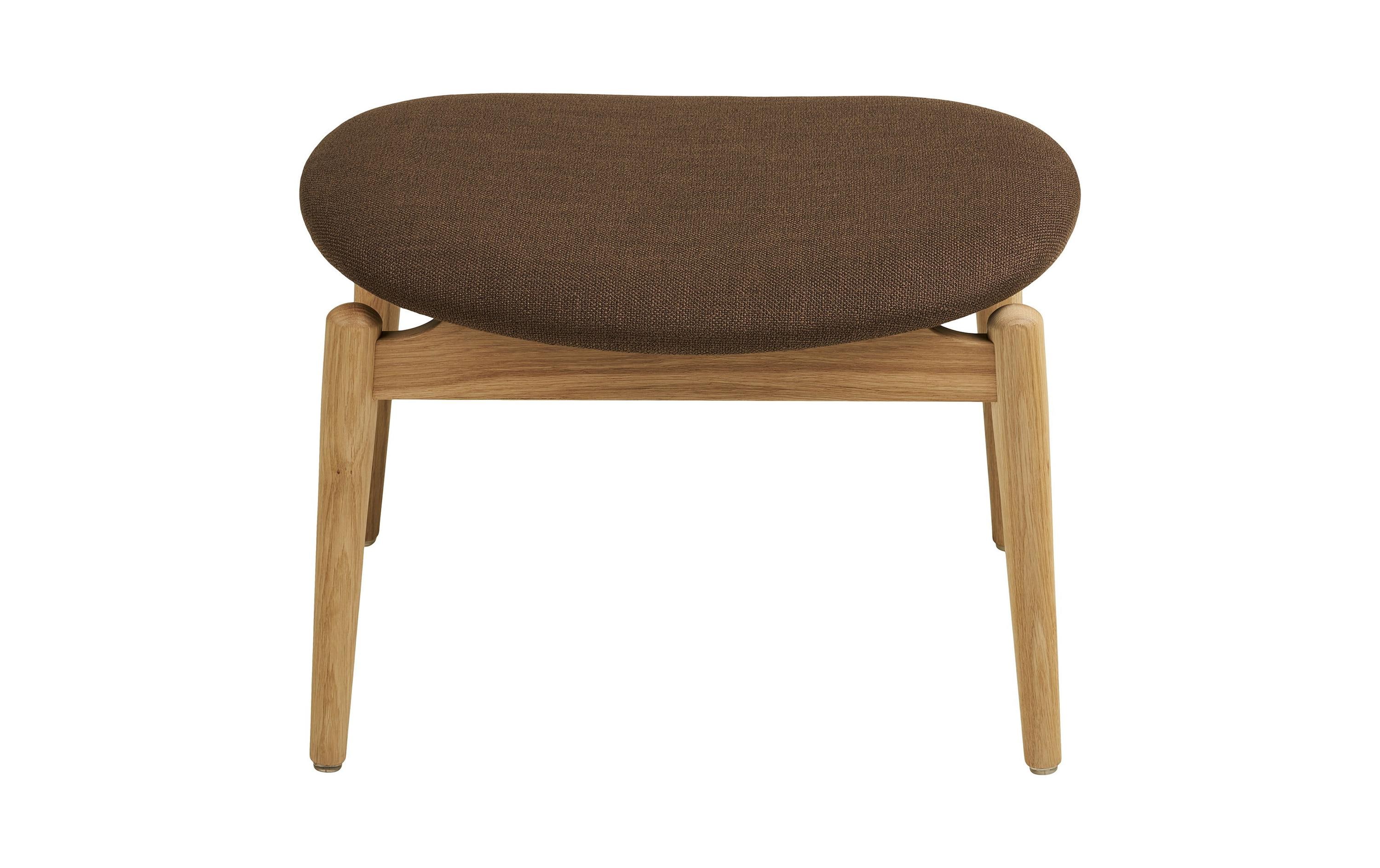 House Nordic Hocker Olvera Footrest 43 x 53.5 x 38 cm, Natur-Braun