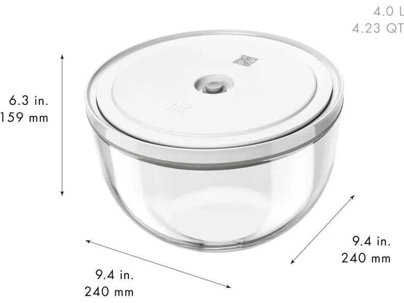 Zwilling Vakuumier-Behälter Fresh & Save Bowls Vakuumschüssel L, Glas Zwilling Vakuumier-Behälter Fresh & Save Bowls Vakuumschüssel L, Glas