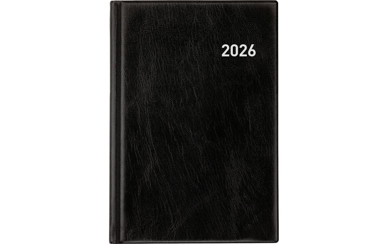 Biella Geschäftsagenda Terminia Schwarz, 14.5 x 20.5 cm