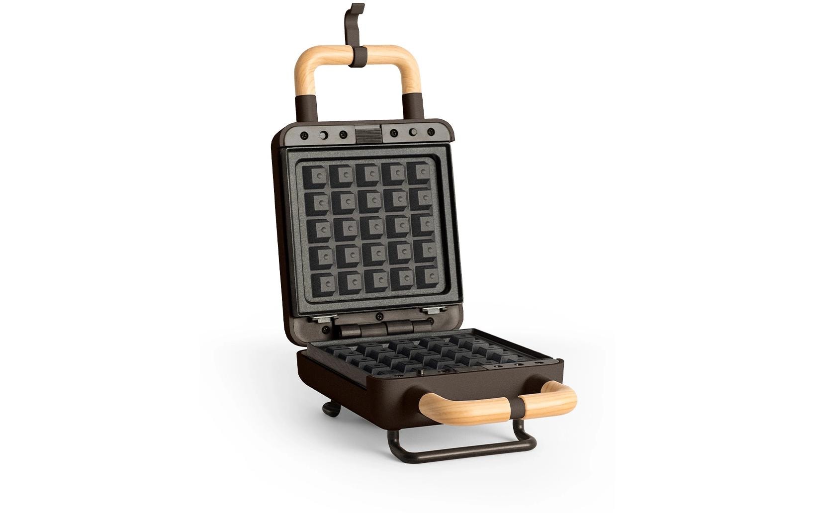 Create Waffeleisen Stone 2 in 1 Compact Braun