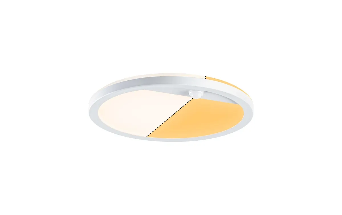 Paulmann Wandleuchte Lamina, Rund, 14W, 2200-3000K, PIR, Weiss Paulmann Wandleuchte Lamina, Rund, 14W, 2200-3000K, PIR, Weiss