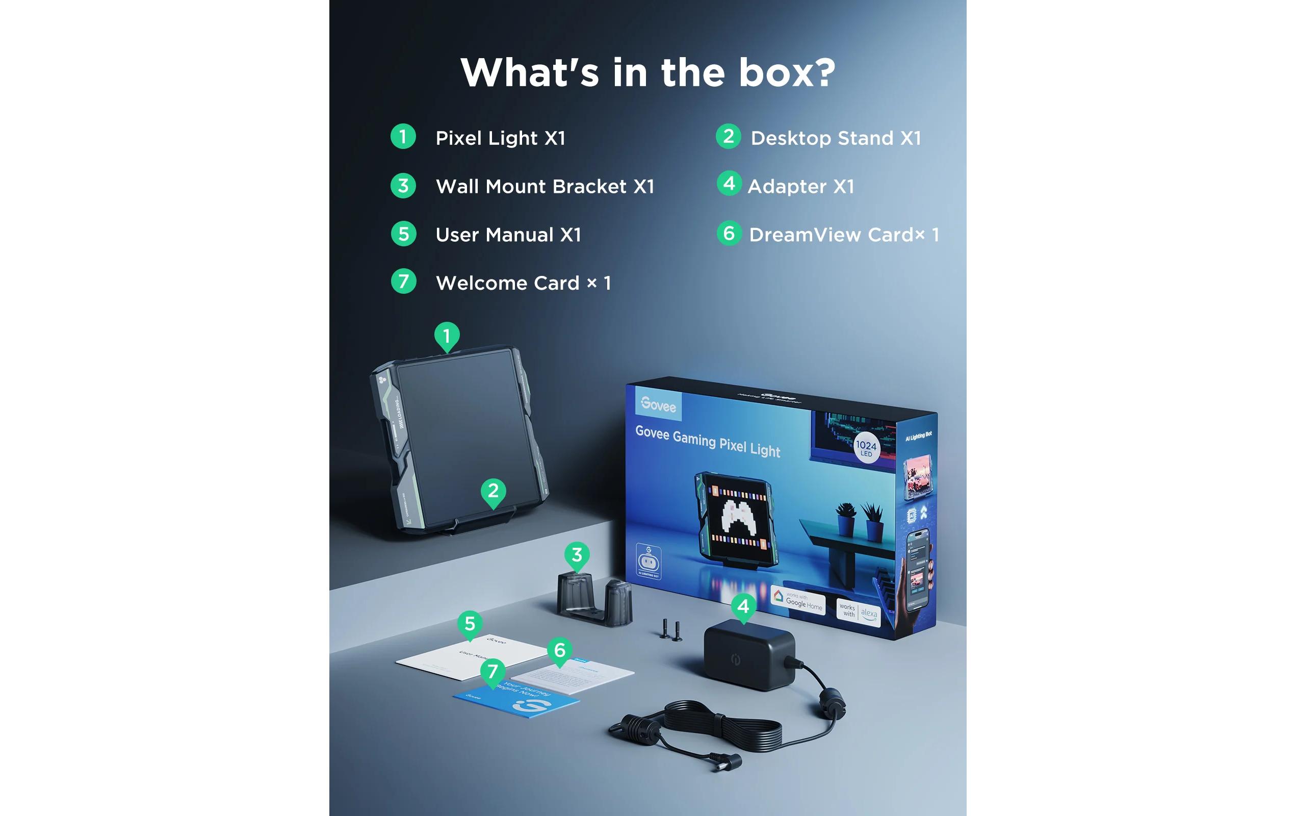 Govee Gaming-Pixel-Licht 13.5 x 13.5 cm