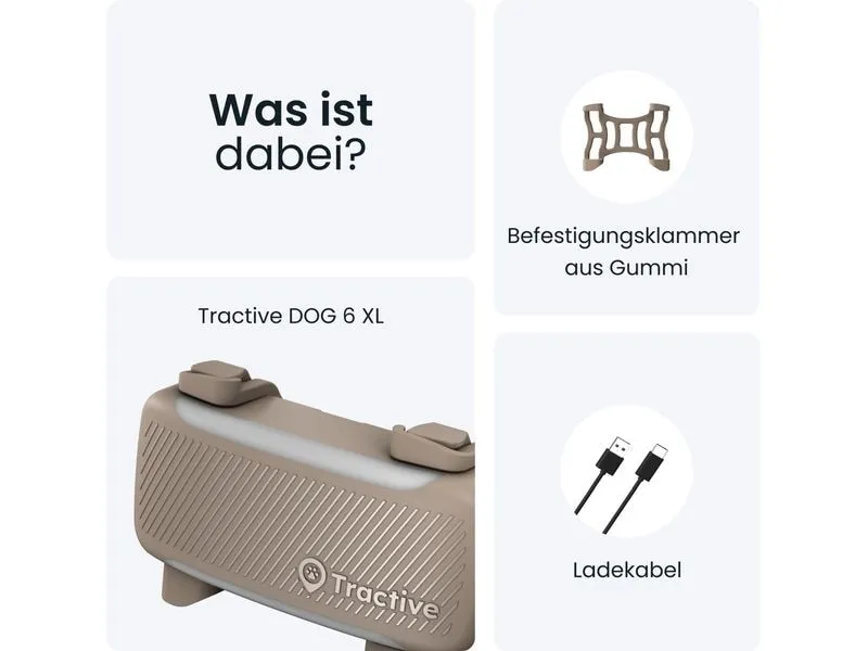 tractive Tractive DOG 6 XL – brown braun, für grosse Hunde ab 20 kg