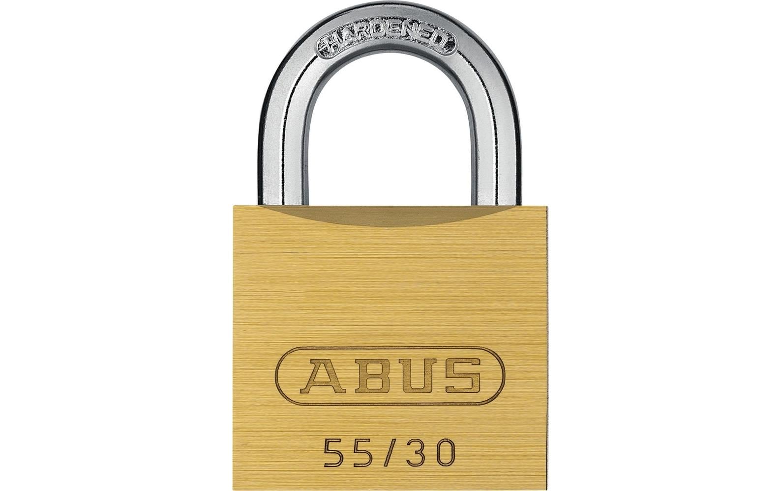 Abus Vorhängeschloss 55/30 Gold Messing