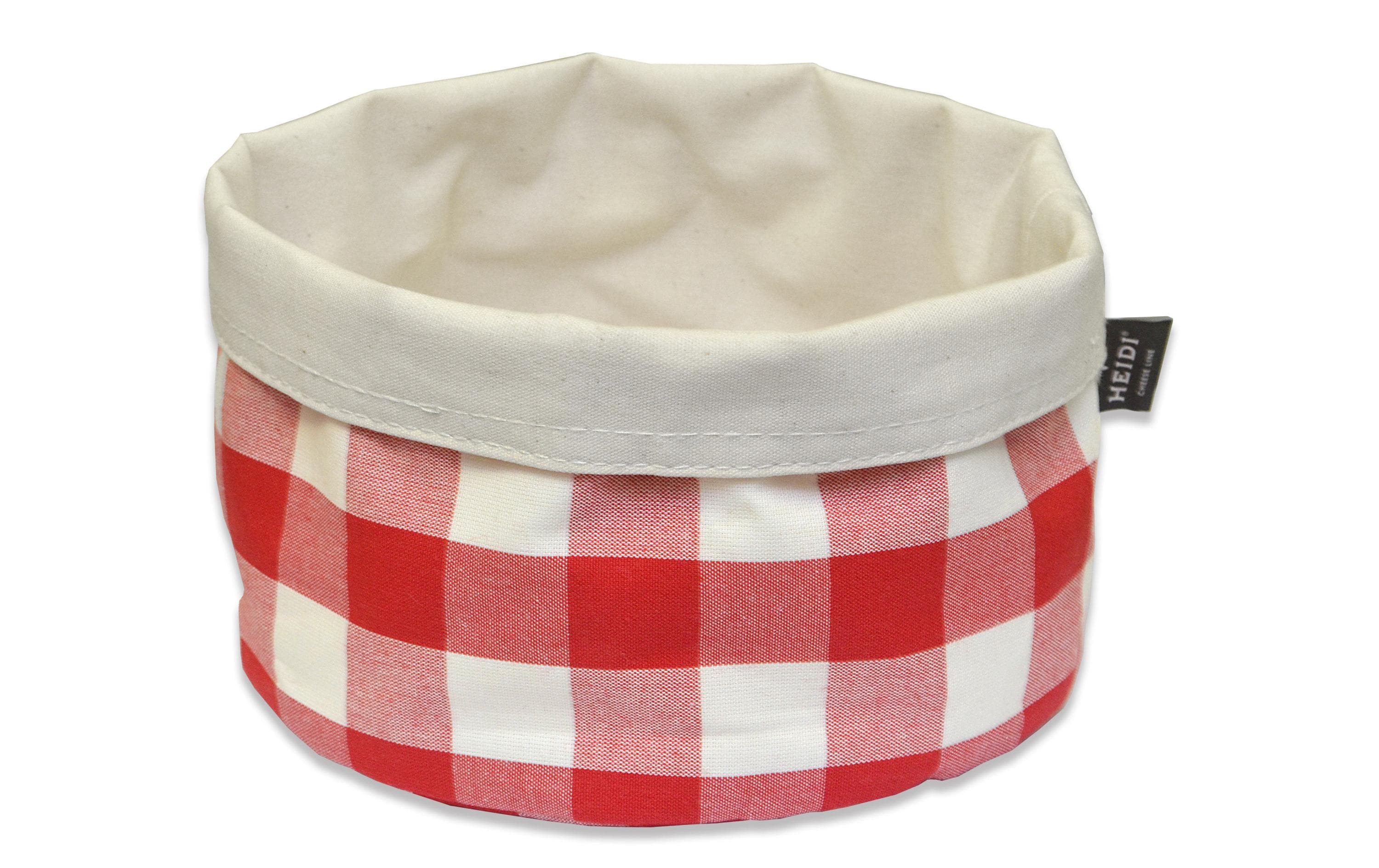 Heidi Cheese Line Fondue-Brottasche Rondo Vichy Ø 20cm Rot