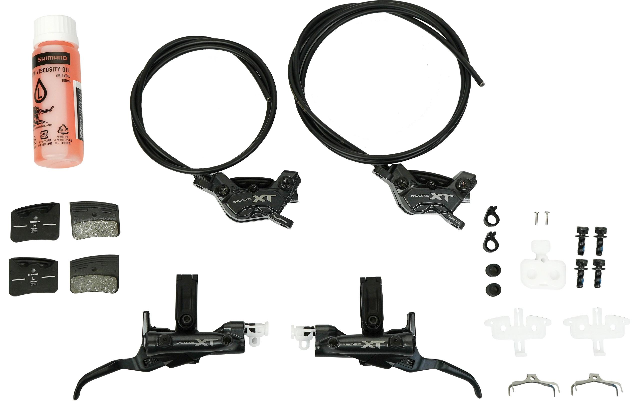Shimano Scheibenbremsen-Set XT BR-M8220 mit BL-M8200 Upgrade Kit Shimano Scheibenbremsen-Set XT BR-M8220 mit BL-M8200 Upgrade Kit