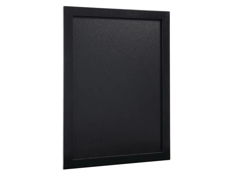 Securit Wandtafel Woody 30 x 40 cm Schwarz