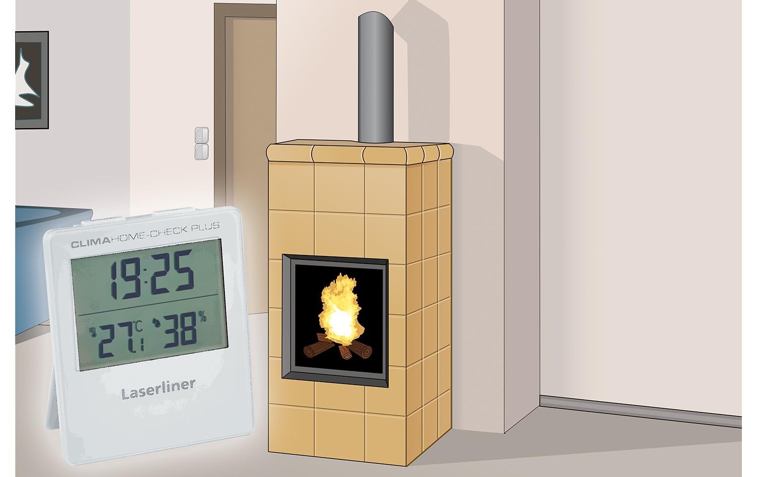 Laserliner Thermo-/Hygrometer ClimaHome Check Plus Digital